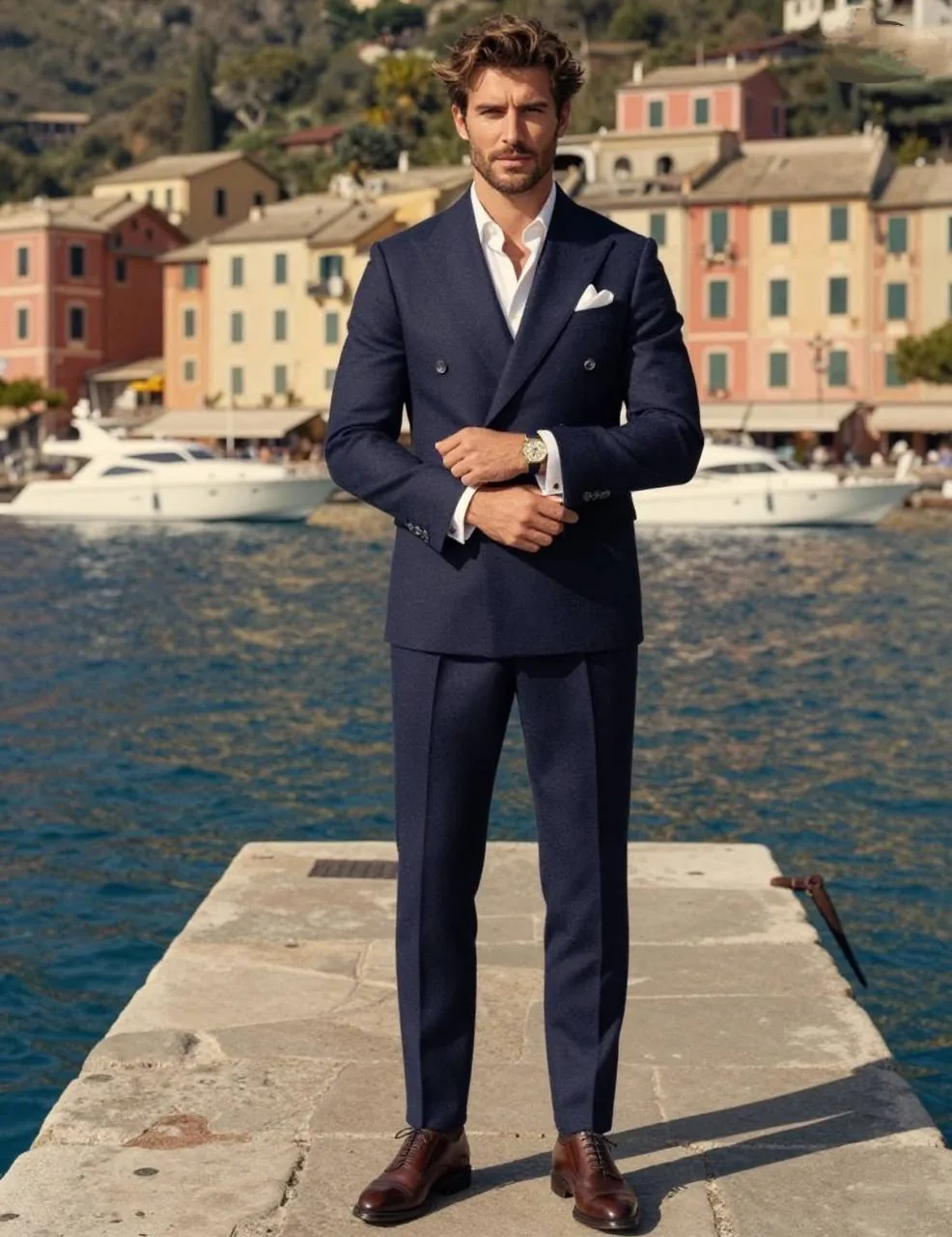 Dress-code inspiration for the wedding day, look 3